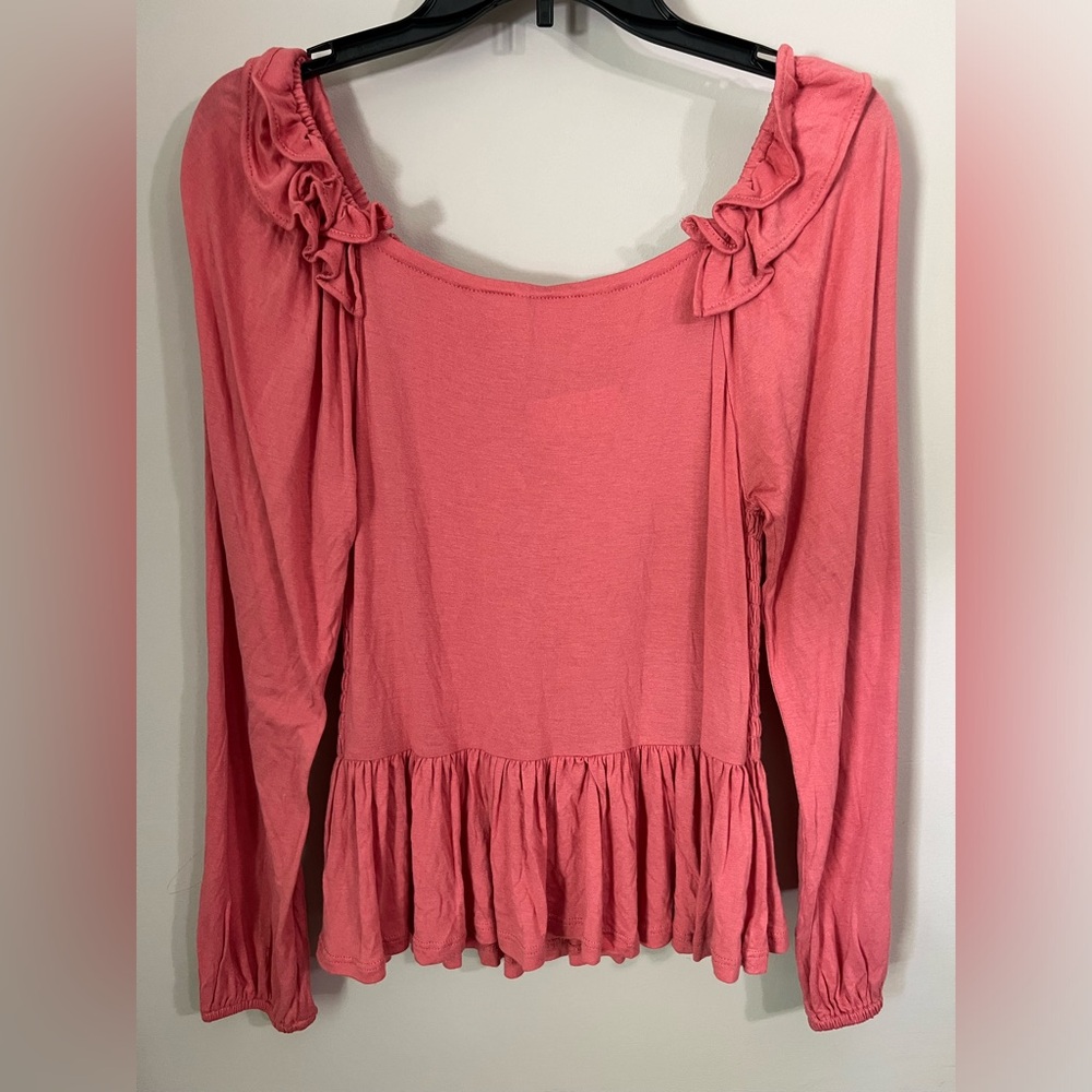 NWT Loft outlet pink blouse size small